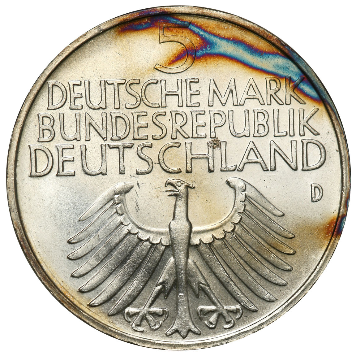 Niemcy, RFN. 5 marek 1952 D, Monachium, 100-lecie Germanisches National-Museum - RZADKOŚĆ!